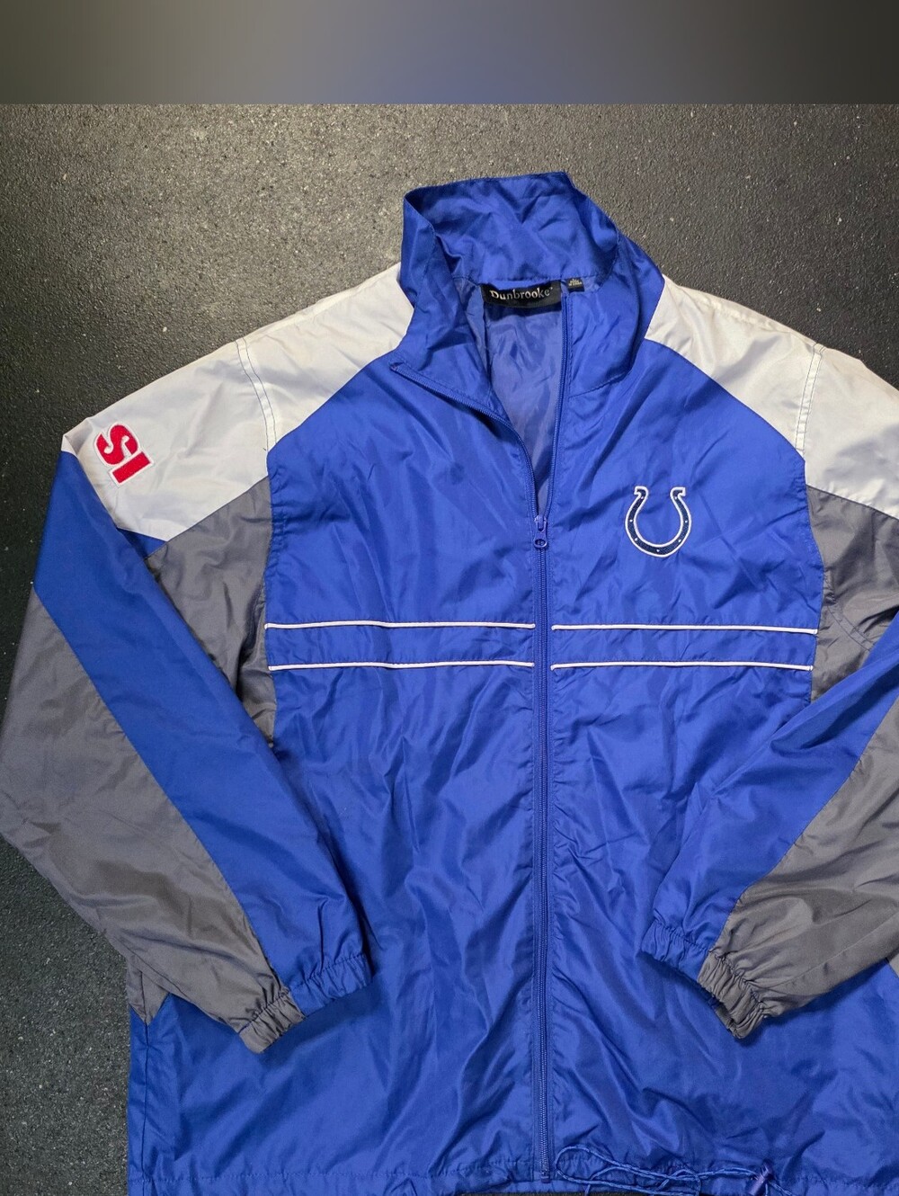 Vintage Indianapolis Colts x Sports Illustrated Full-Zip Windbreaker Jacket